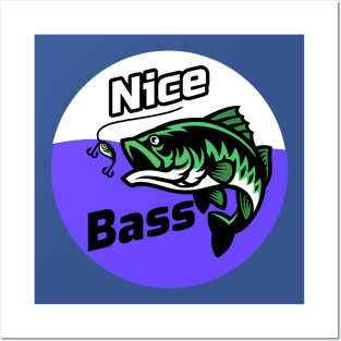 nice bass Posters and Art